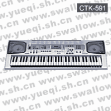 卡西歐牌電子琴-CTK-591卡西歐電子琴-61鍵卡西歐電子琴