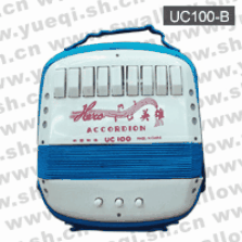 英雄牌UC100-B蘭色玩具手風(fēng)琴